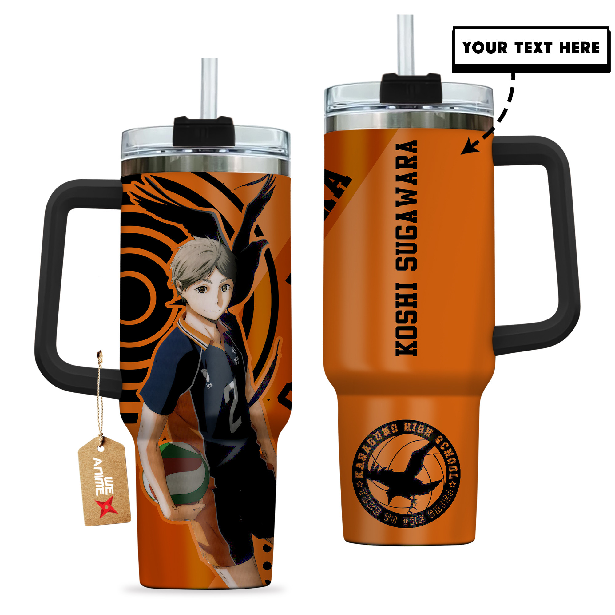 Koshi Sugawara Haikyu!! Anime Custom Stanley Cup 40 oz 30 oz Tumbler With HandleTVC2301143 - Image 2