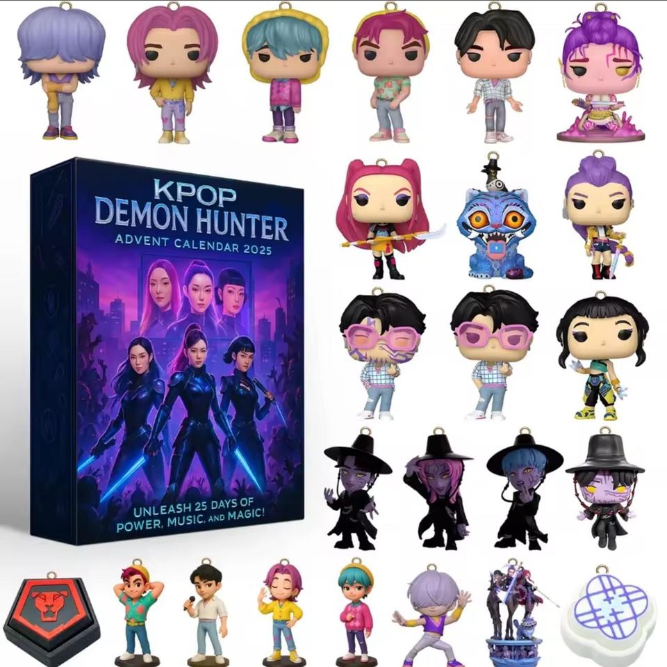 Kpop Advent Calendar, K-pop Advent Calendar 2025, K-pop Demon Hunters Blind Box
