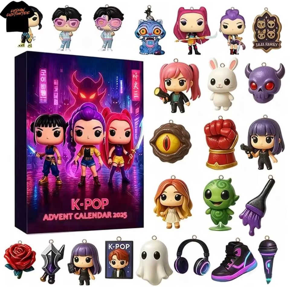 Kpop Advent Calendar, K-pop Advent Calendar 2025, K-pop Demon Hunters Blind Box