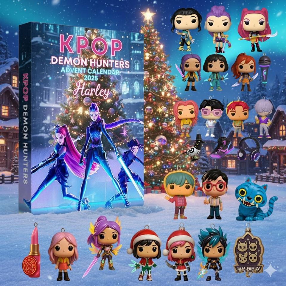 Kpop Demon Hunter Advent Calendar 2025 Ã¢â‚¬â€œ 24 Collectible Demon Hunter Xmas Countdown