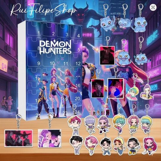 Kpop Demon Hunters Advent Calendar, Saja Boys Advent Calendar, 24 Days of Christmas Countdown - Image 8