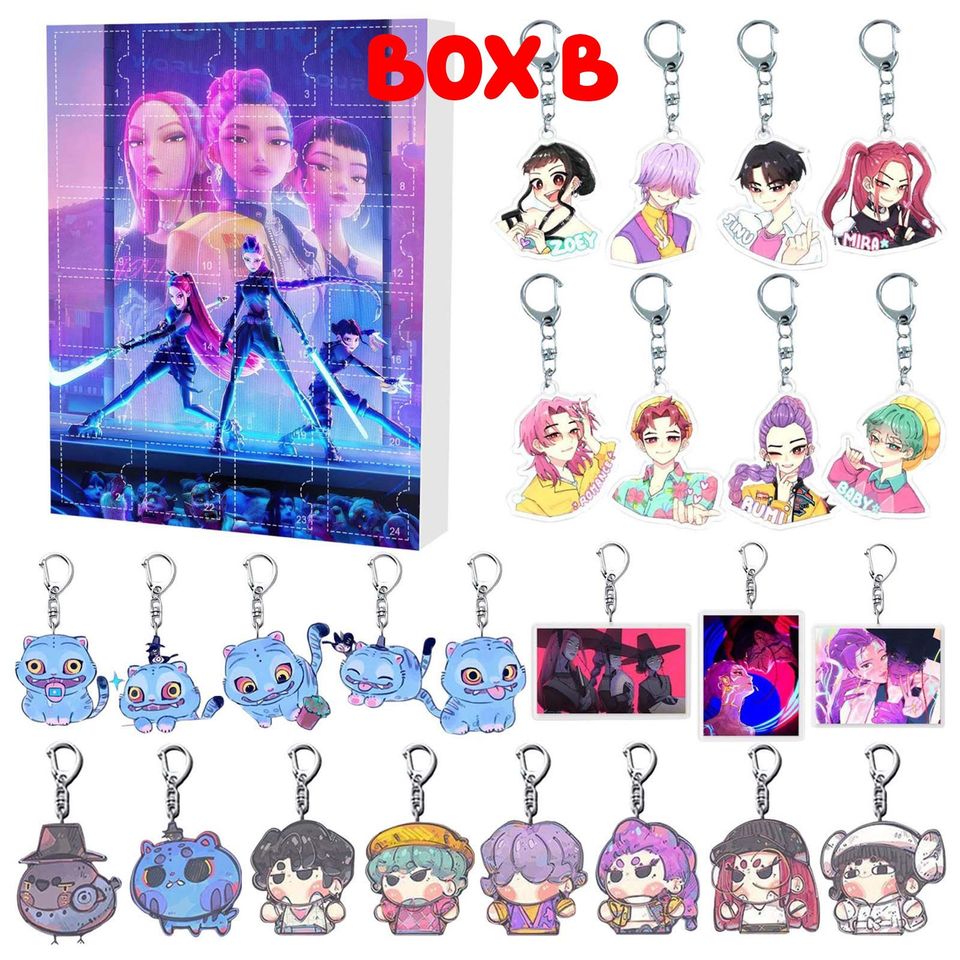 Kpop Demon Hunters Christmas Advent Calendar 2025 24 Days of Anime