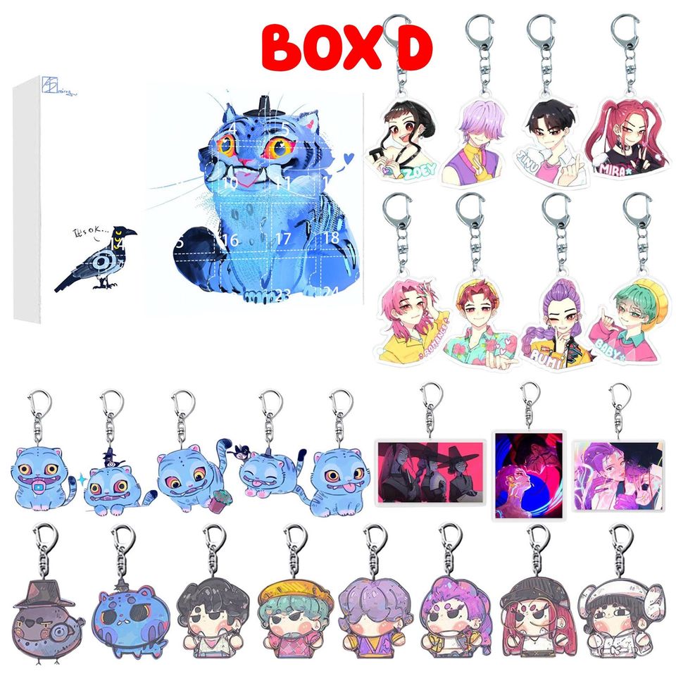 Kpop Demon Hunters Christmas Advent Calendar 2025 24 Days of Anime