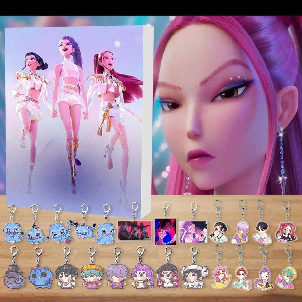 Kpop Demon Hunters Christmas Advent Calendar 2025 24 Days of Anime