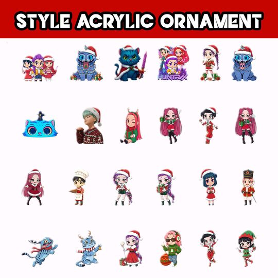 Kpop Demon Hunters Christmas Advent Calendar 2025, Christmas Advent Calendar, K-Pop Christmas Countdown Calendars, Christmas Gift - Image 10