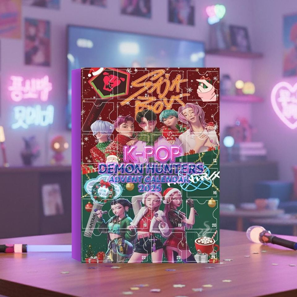 Kpop Demon Hunters Christmas Advent Calendar 2025, Christmas Advent Calendar, K-Pop Christmas Countdown Calendars, Christmas Gift - Image 3