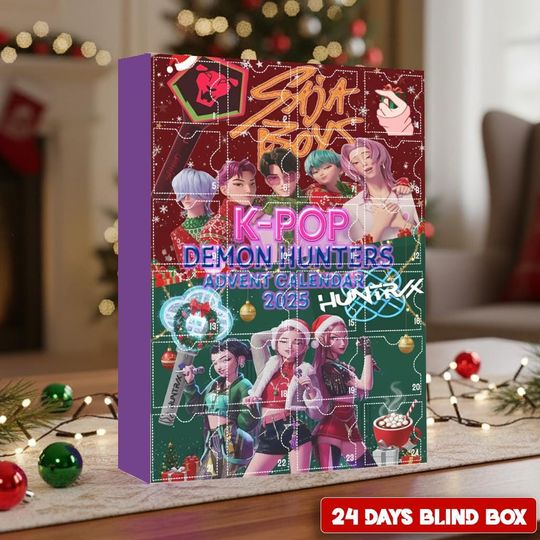 Kpop Demon Hunters Christmas Advent Calendar 2025, Christmas Advent Calendar, K-Pop Christmas Countdown Calendars, Christmas Gift - Image 8