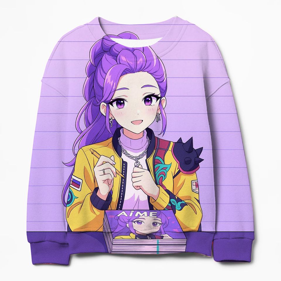 KPop Demon Hunters Huntrix Hoodie Kids Hooded Sweatshirt