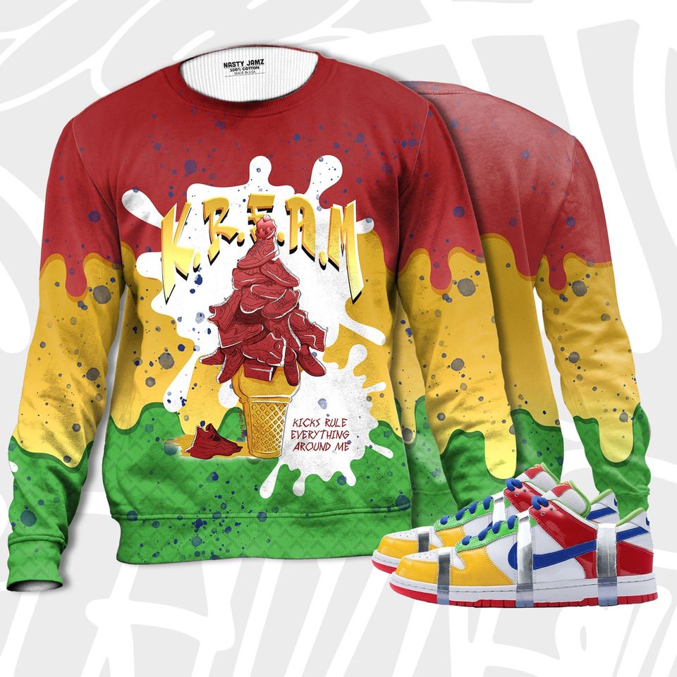 KREAM 3D Waffle Cone Sweatshirt Match SB Dunk Low eBay