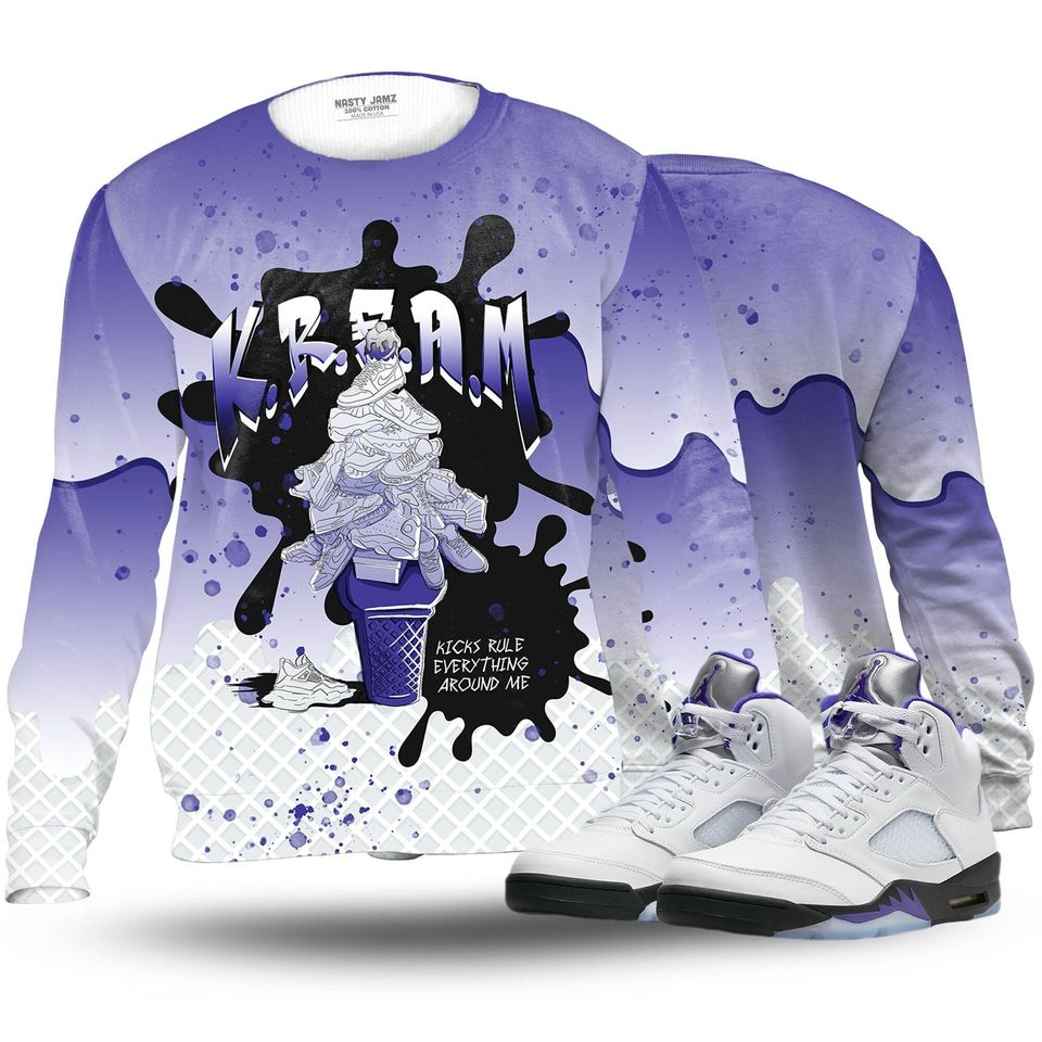 KREAM 3D Waffle Cone Unisex matching 3D Sweater