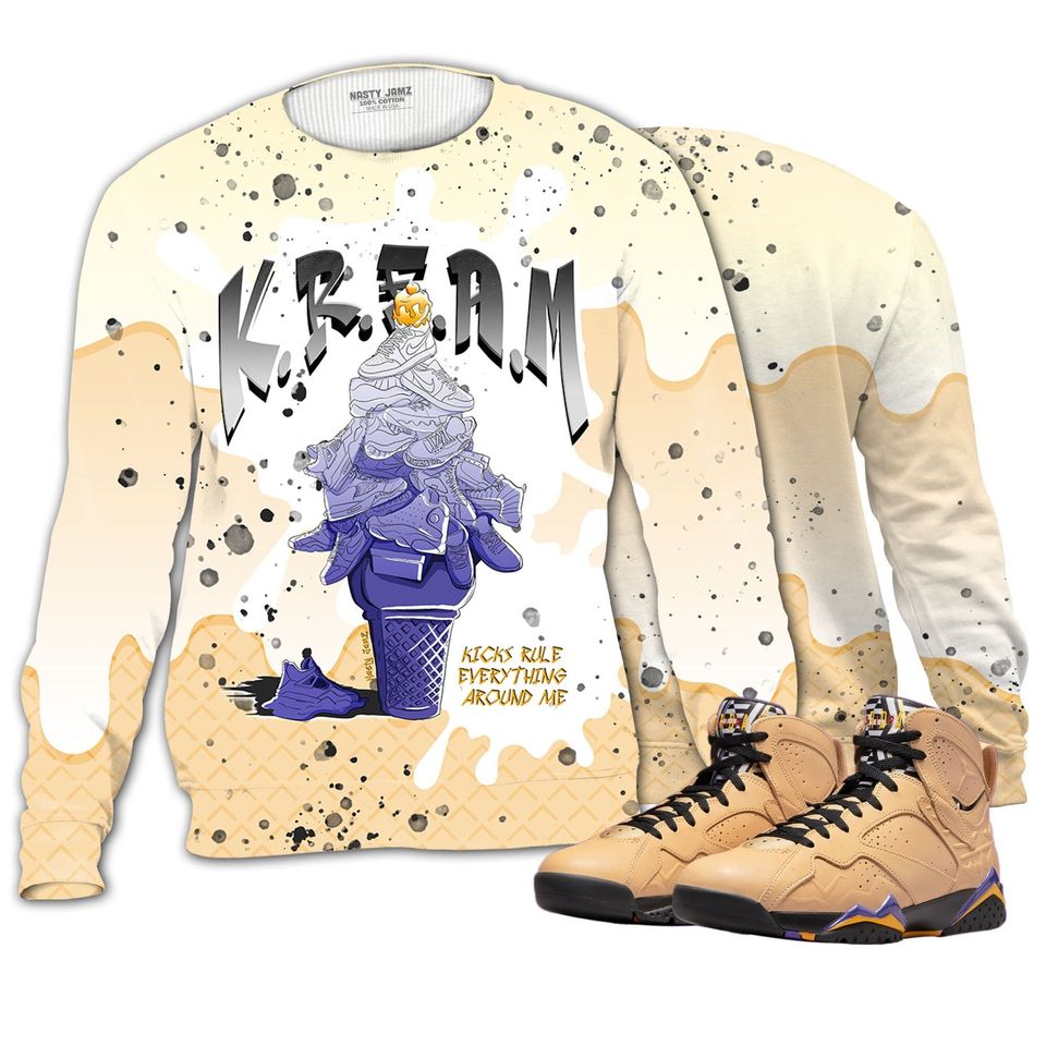 KREAM 3D Waffle Cone.Jordan 7 SE Afrobeats 3D Sweater