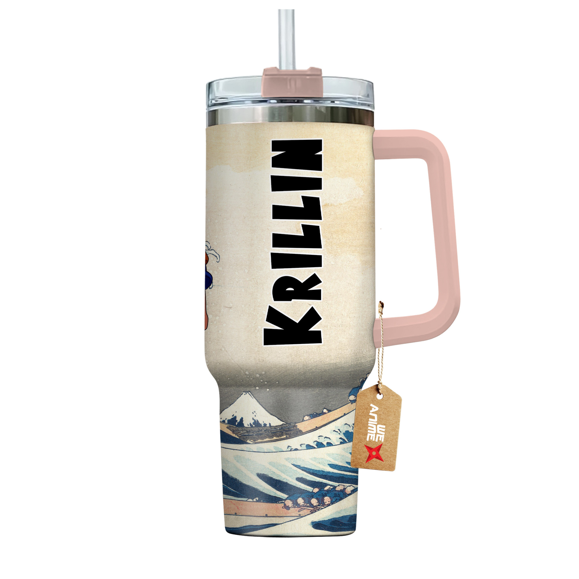 Krillin Dragon Ball Anime Custom Stanley Cup 40 oz 30 oz Tumbler With HandleTVC2301141 - Image 4