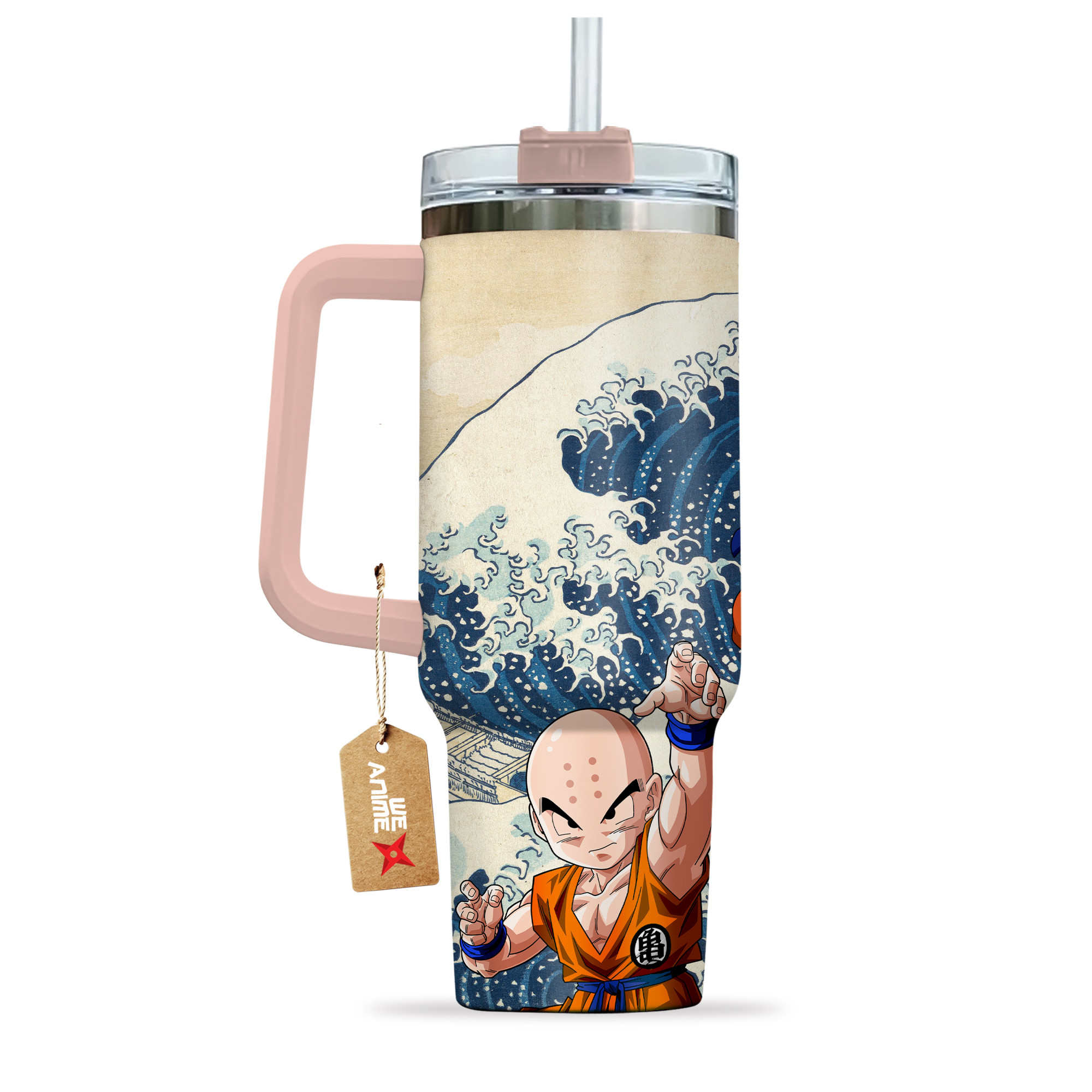 Krillin Dragon Ball Anime Custom Stanley Cup 40 oz 30 oz Tumbler With HandleTVC2301141 - Image 3