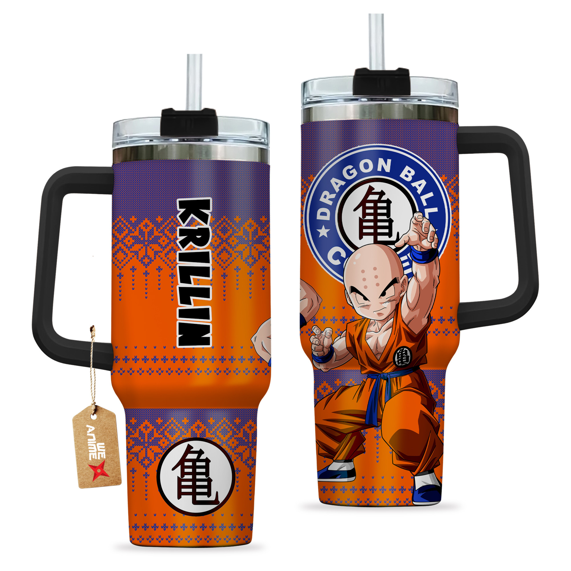 Krillin Dragon Ball z Anime Custom Stanley Cup 40 oz 30 oz Tumbler With HandleTVC2301161 - Image 2