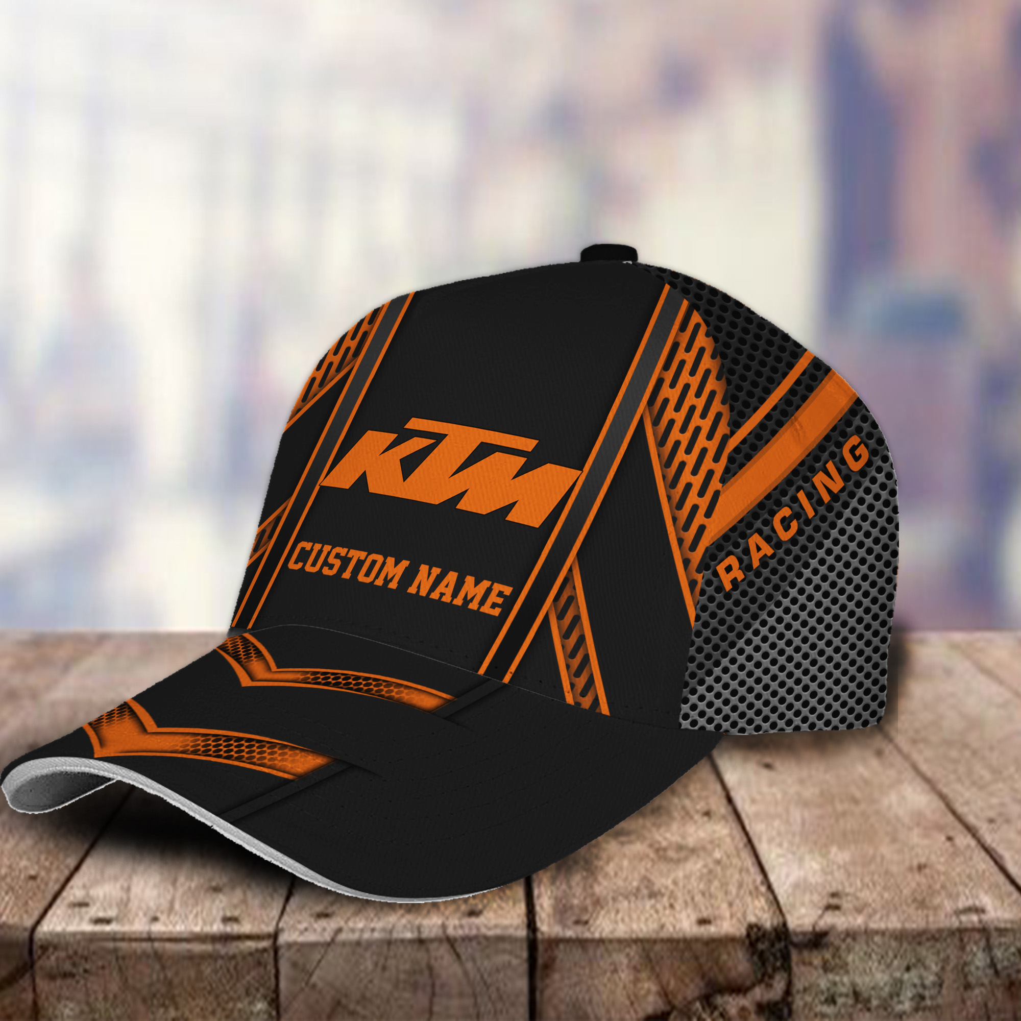 KTM 3D Classic Cap Hat Personalized Name For Men Women Trucker Hats Custom Hats Gifts For Men & Women