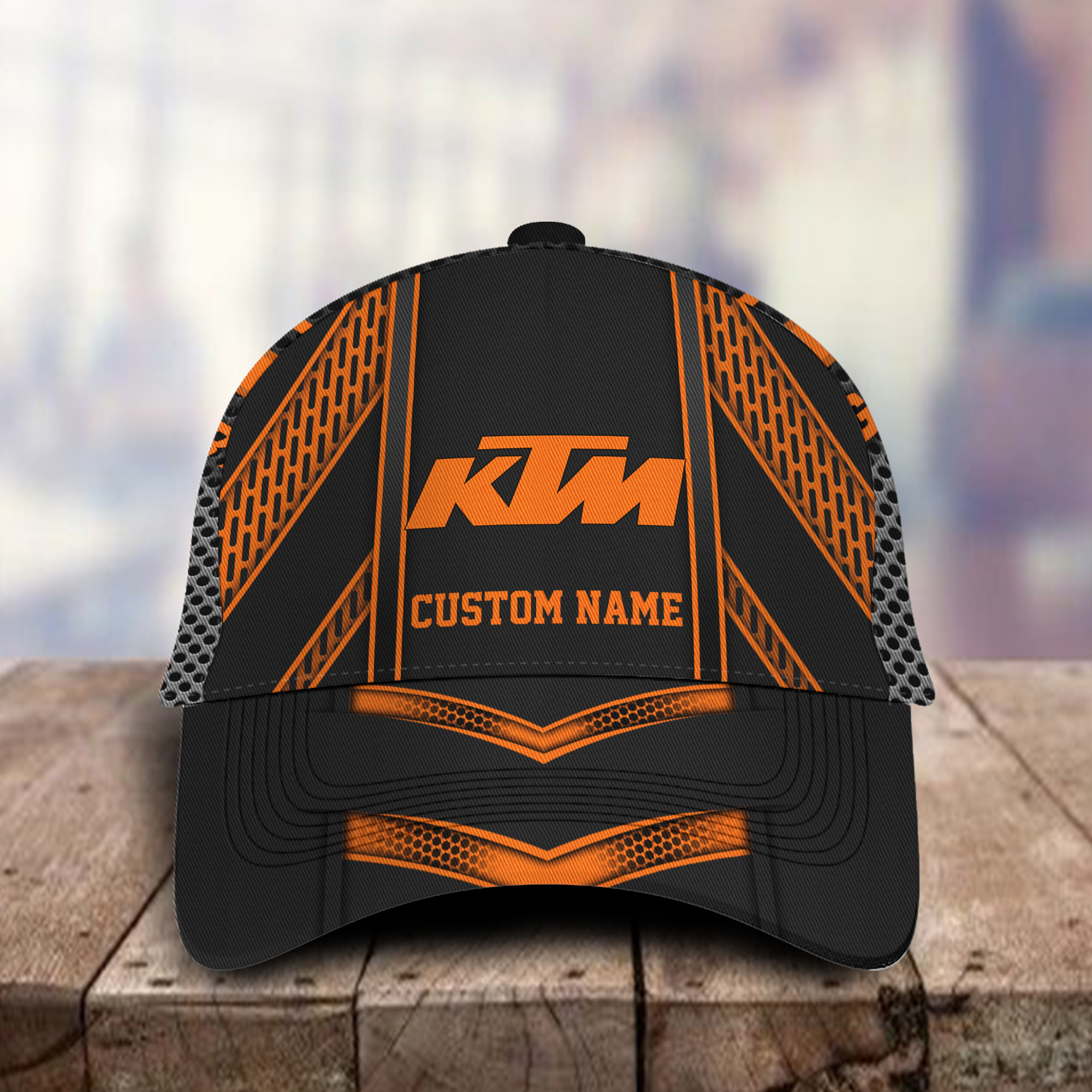 KTM 3D Classic Cap Hat Personalized Name For Men Women Trucker Hats Custom Hats Gifts For Men & Women