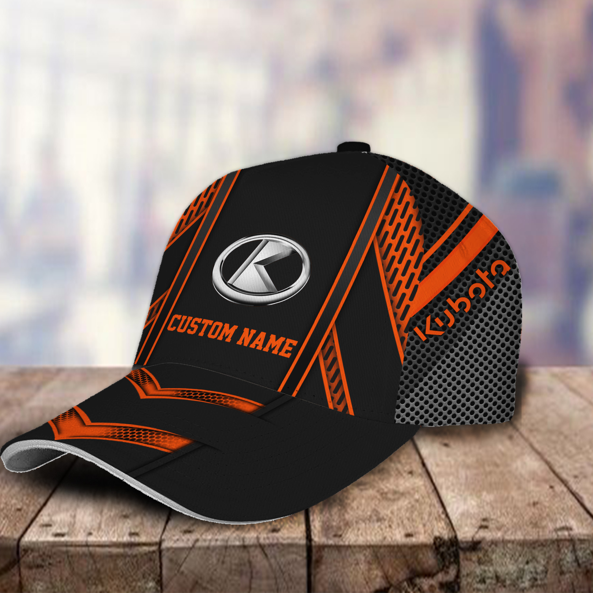 Kubota 3D Classic Cap Hat Personalized Name For Men Women Trucker Hats Custom Hats Gifts For Men & Women