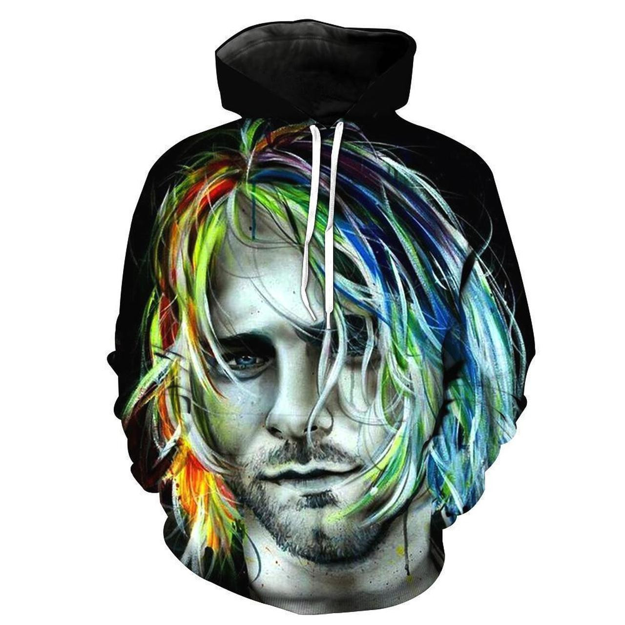 Kurt Cobain 3D All Over Print Hoodie, Zip Hoodie