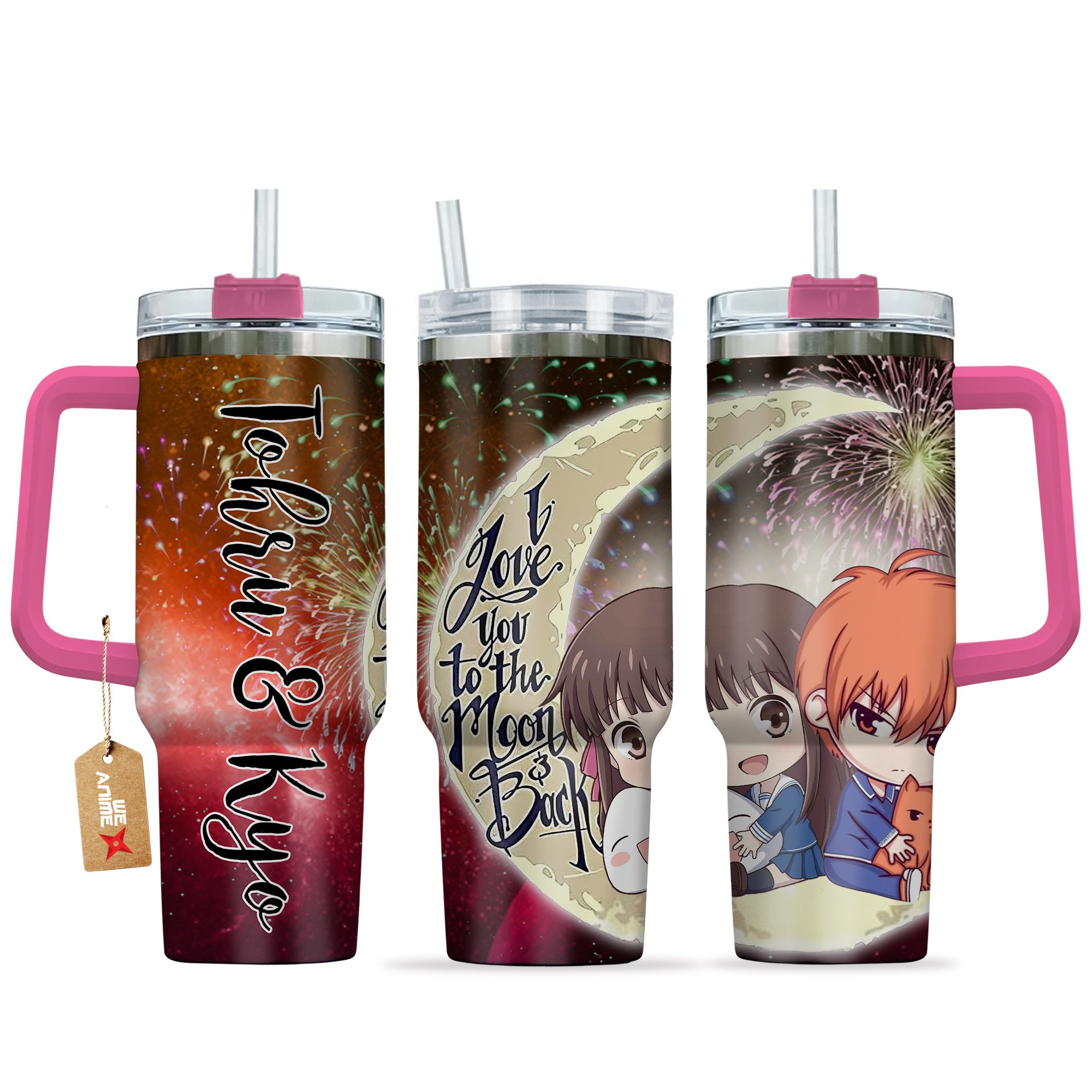 Kyo Sohma & Tohru Fruits Basket Anime Valentine Custom Stanley Cup 40 oz 30 oz Tumbler With HandleTVC2301166