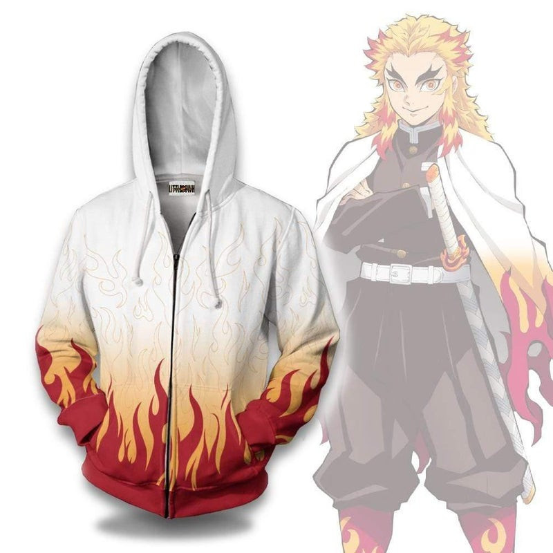 Kyojuro Cape 3D All Over Print Hoodie, Zip Hoodie