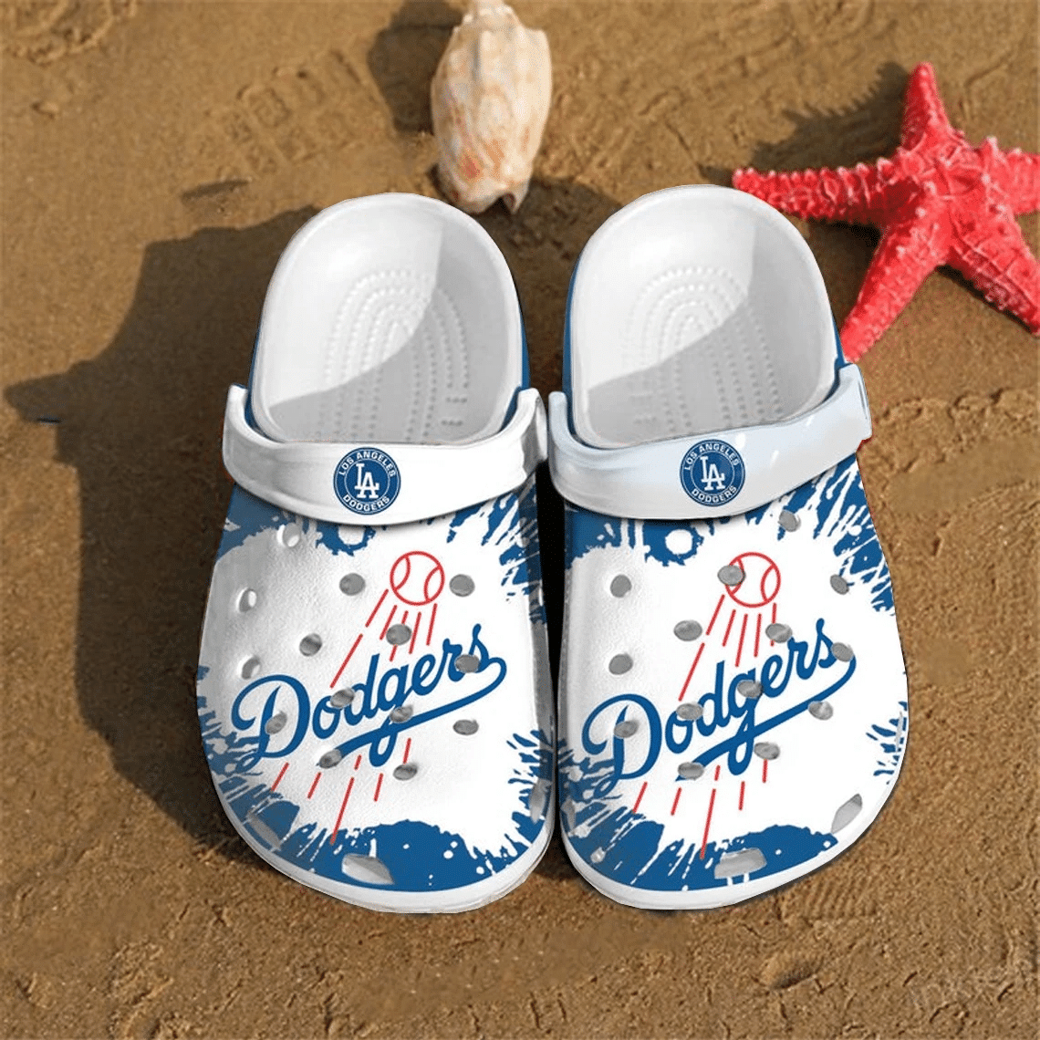LA Dodgers Crocs Clog Shoes