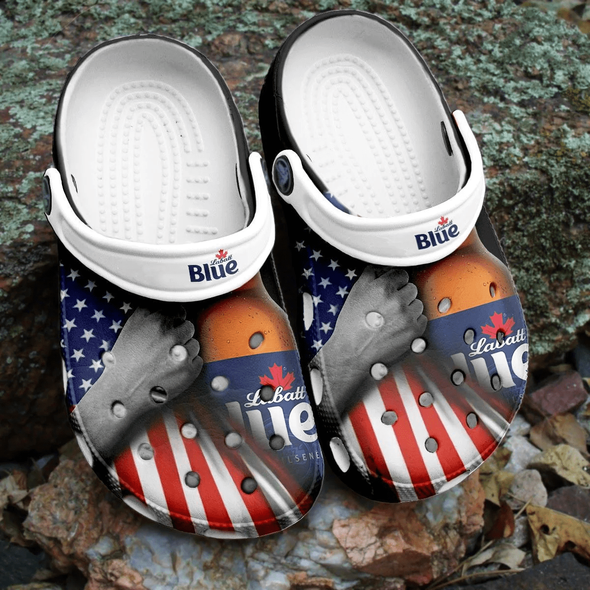 Labatt Blue Beer Crocs Comfortable Crocband Clogs Shoes For Men Women