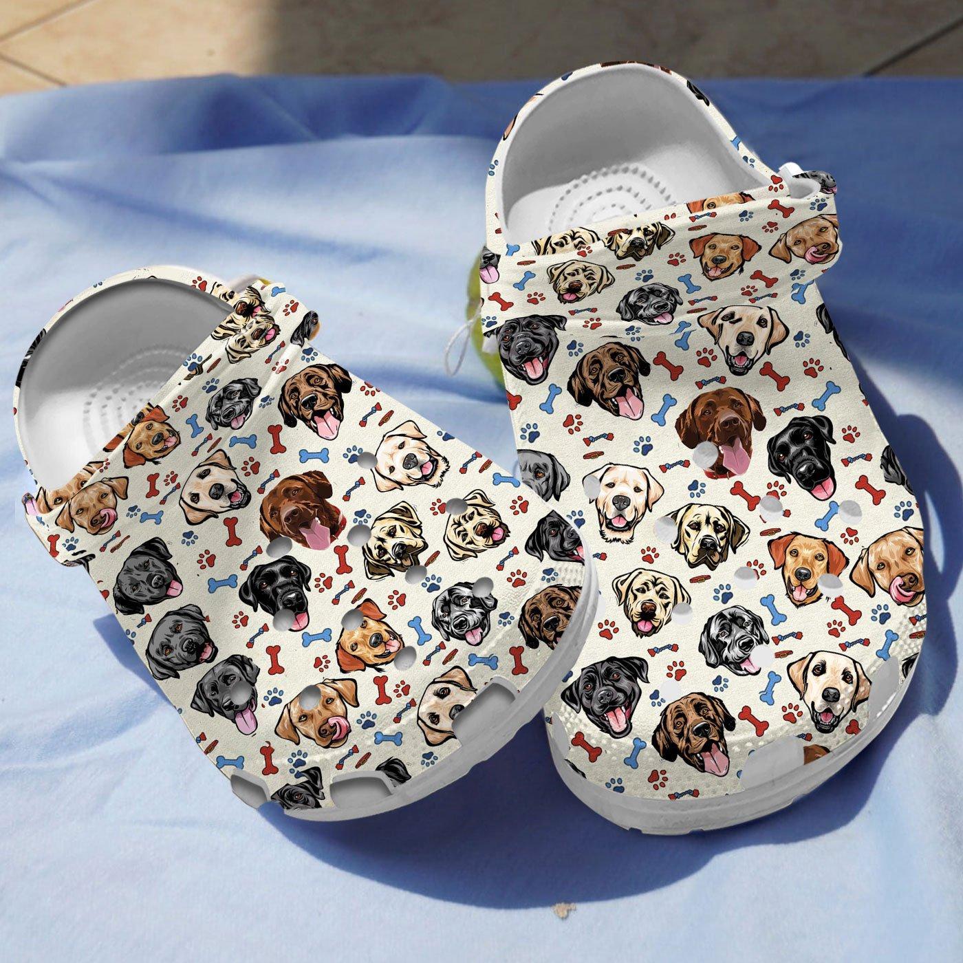 Labrador Retriever Dog Crocs Crocband Clogs Shoes Comfortable For Men Women and Kids