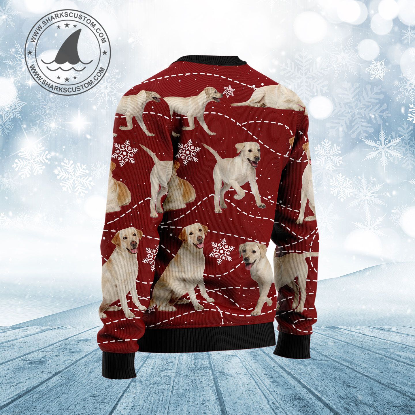 Labrador Retriever Xmas Ugly Christmas Sweater - Image 2