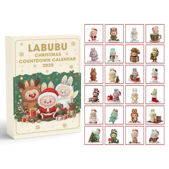 Labubu Advent Calendar 2025 | 24 Days of Christmas Figures | Labubu Christmas Countdown - Image 8
