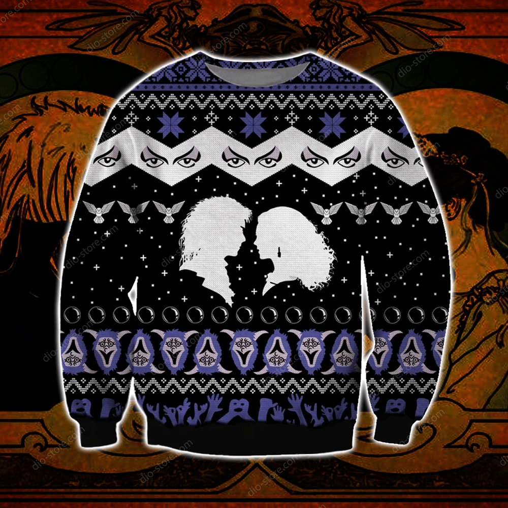 Labyrinth Knitting Pattern 3D Print Ugly Christmas Sweater Adult 3D Funny Matching for family