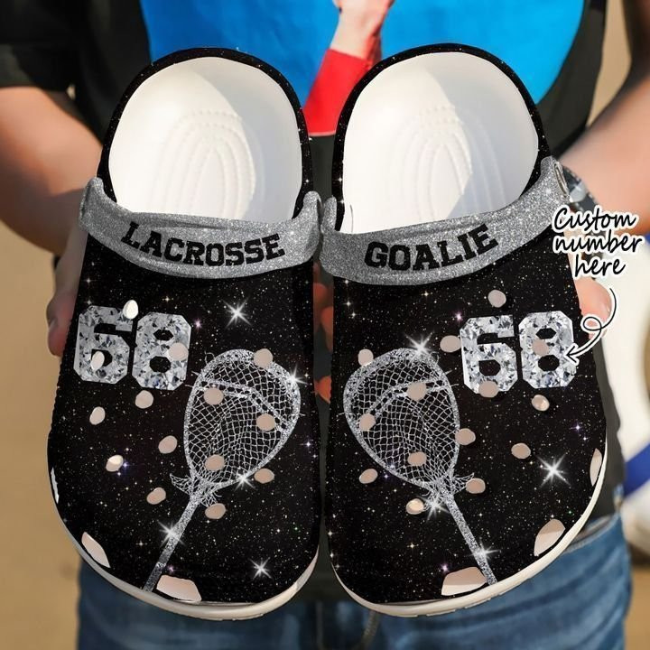 Lacrosse Personalized Goalie Diamond Classic Clogs Shoes