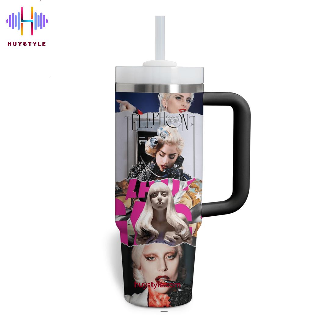 Lady Gaga Music Custom Stanley Cup 40 oz 30 oz Tumbler With HandleTVC2301697 - Image 2