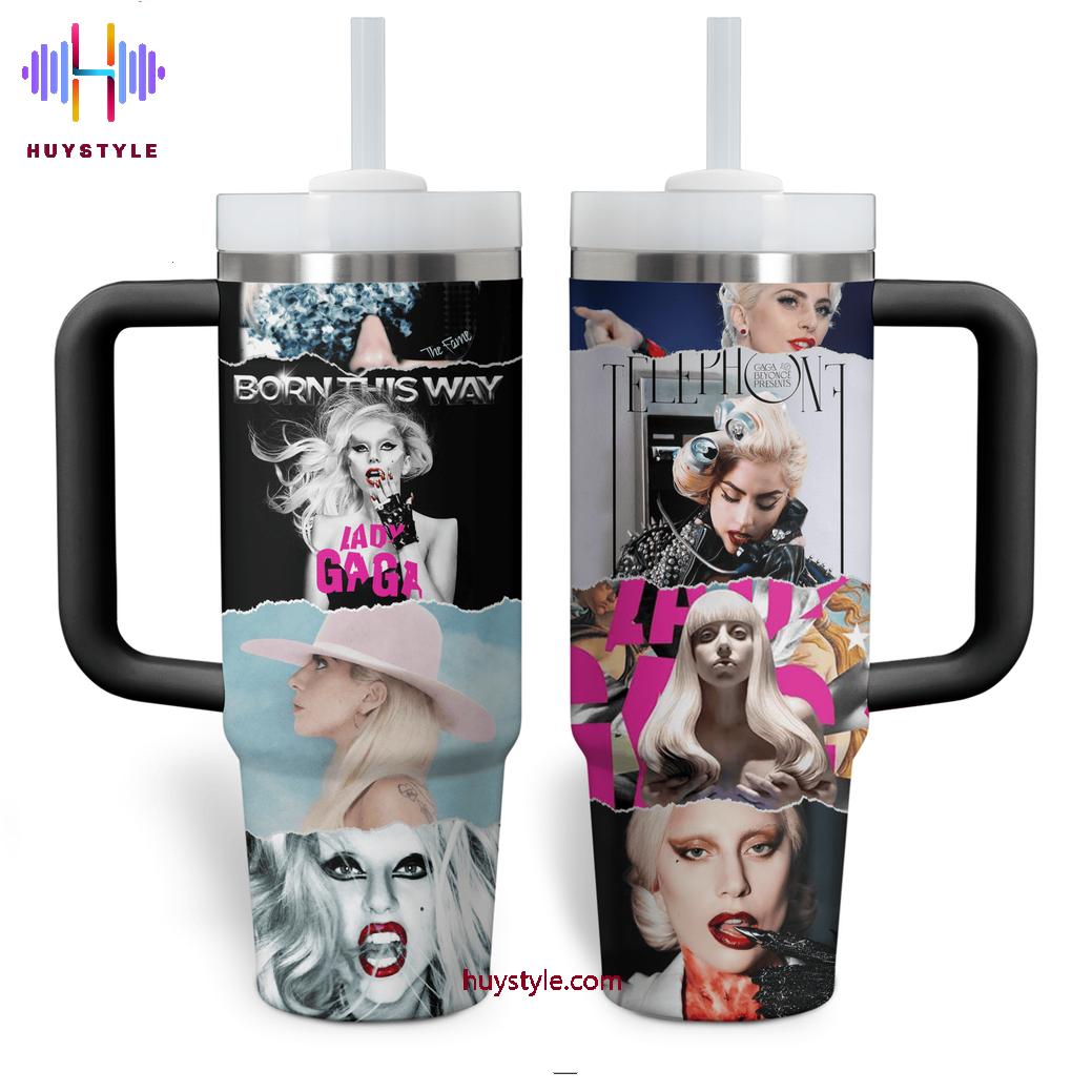 Lady Gaga Music Custom Stanley Cup 40 oz 30 oz Tumbler With HandleTVC2301697