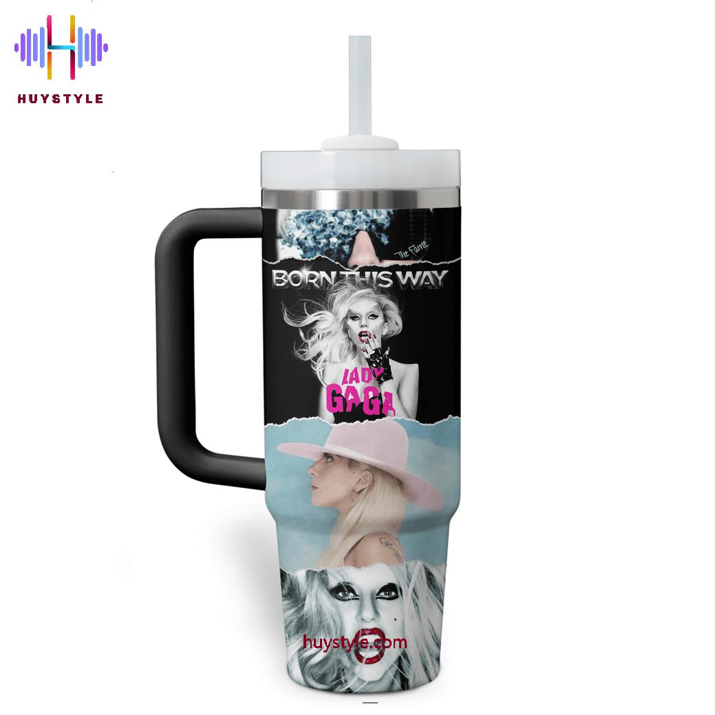 Lady Gaga Music Custom Stanley Cup 40 oz 30 oz Tumbler With HandleTVC2301697 - Image 3