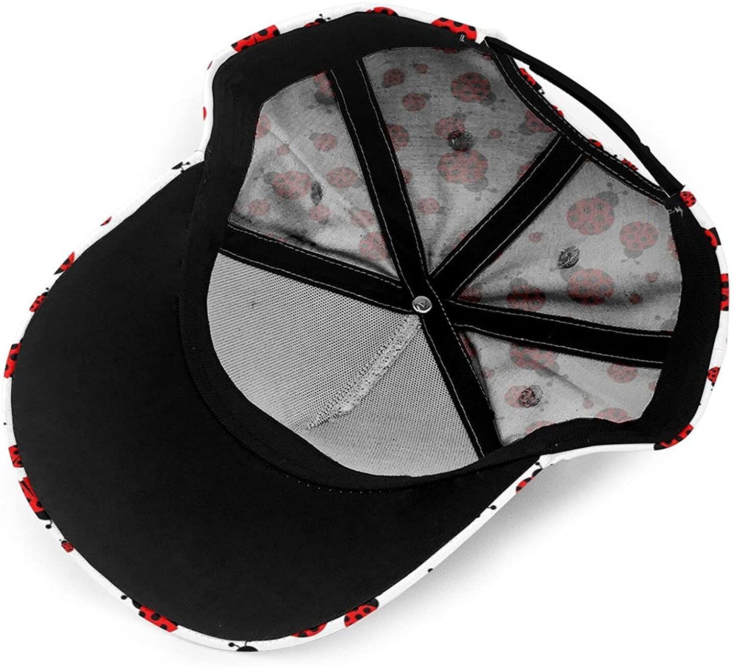 Ladybug 3D Adjustable Twill Classic Cap Trucker Hats Custom Hats Gifts For Men & Women