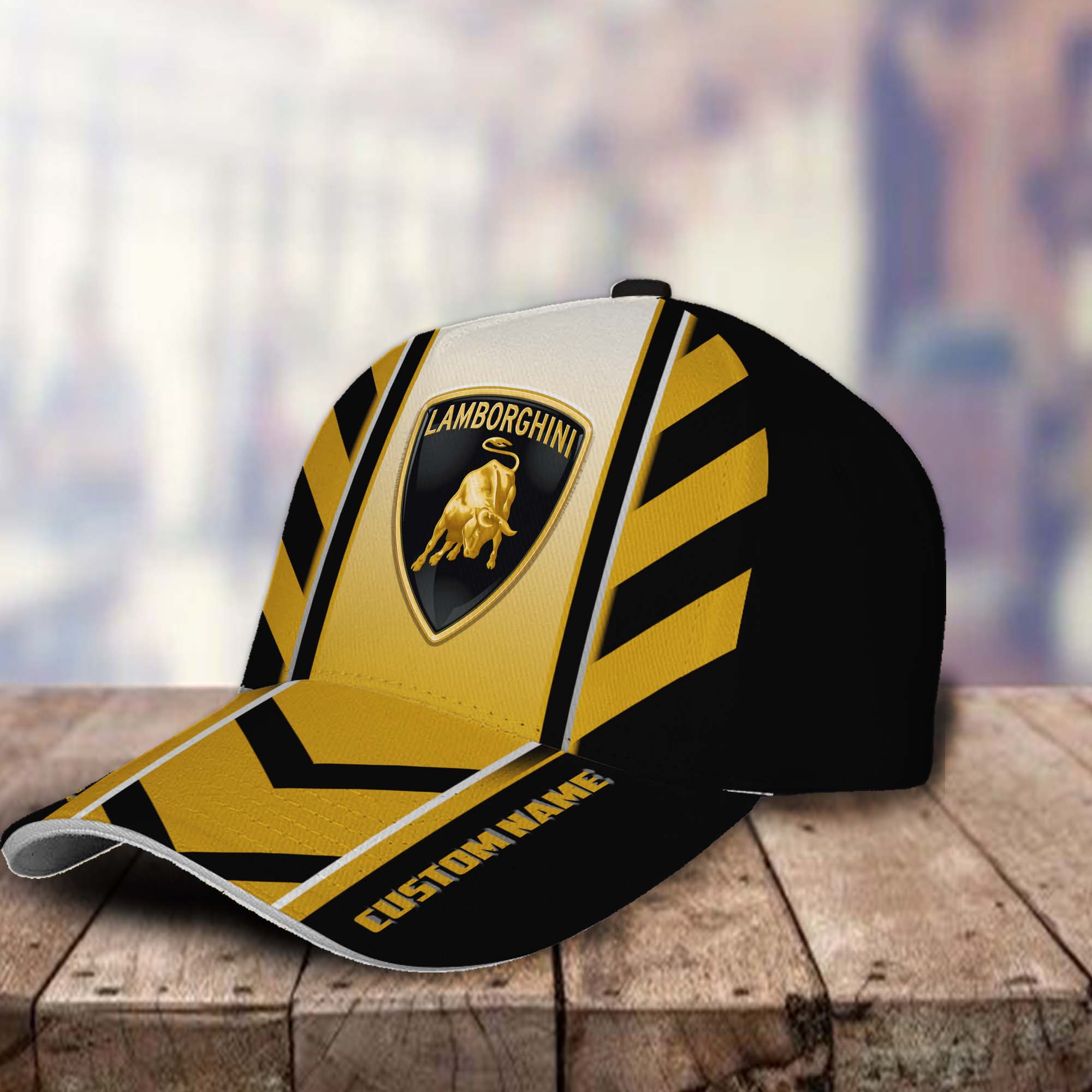 Lamborghini 3D Classic Cap Custom Name Trucker Hats Custom Hats Gifts For Men & Women