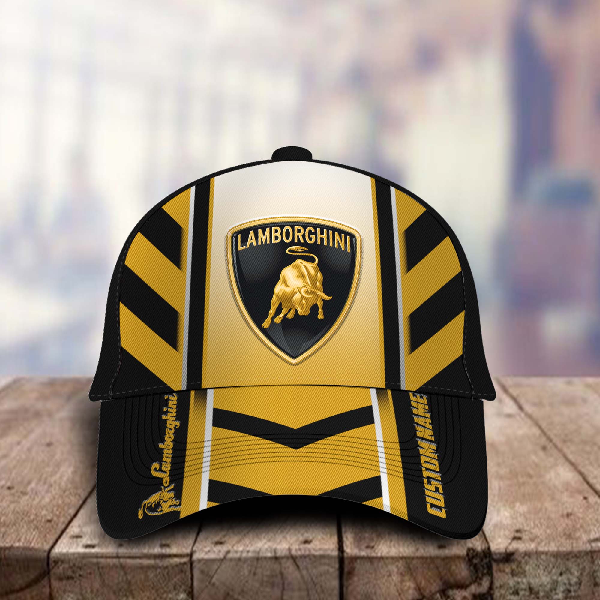Lamborghini 3D Classic Cap Custom Name Trucker Hats Custom Hats Gifts For Men & Women