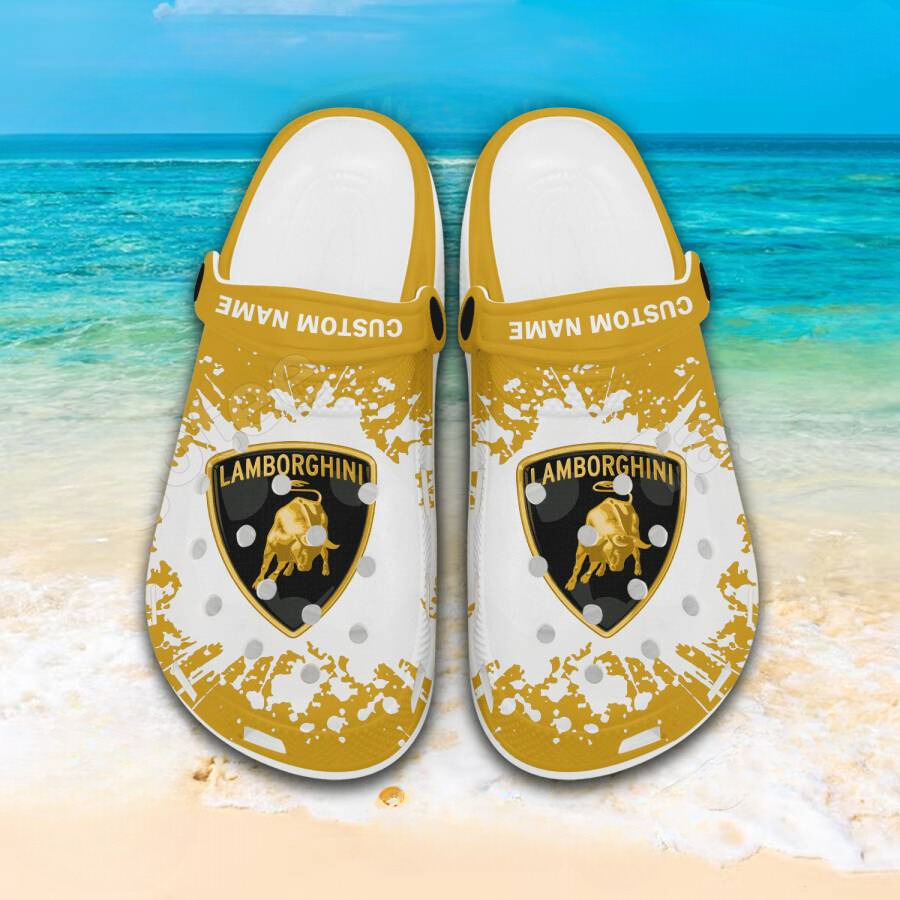 Lamborghini Cars Crocs Crocband Clogs Shoes Comfortable For Men Women and Kids