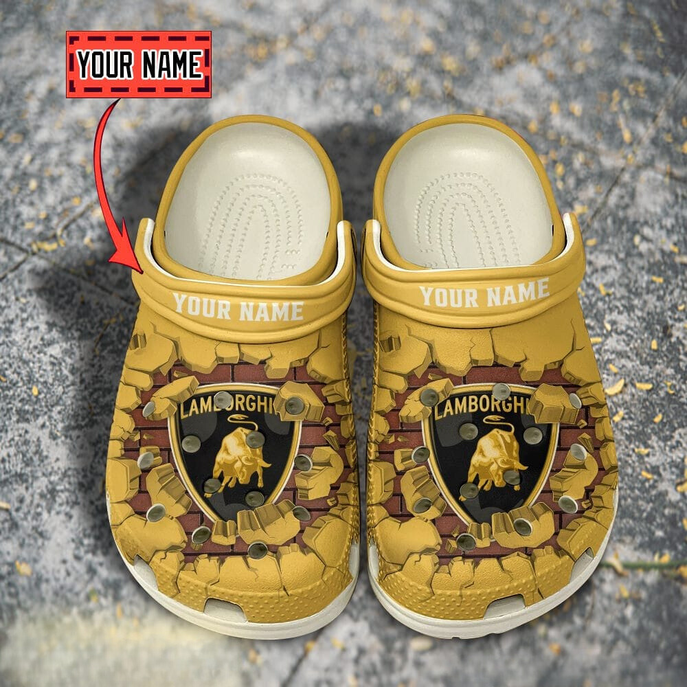 Lamborghini Cars Crocs Crocband Clogs Shoes Comfortable For Men Women and Kids
