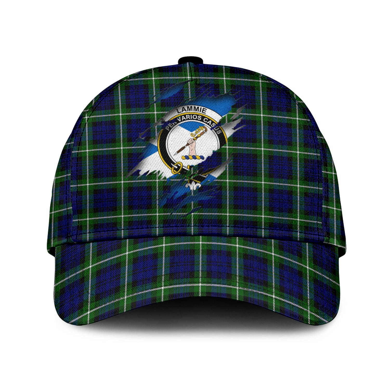 Lammie Tartan Plaid Cap, Family Crest In Me Style Tartan Baseball Cap TS23 Trucker Hats Custom Hats Gifts For Men & Women
