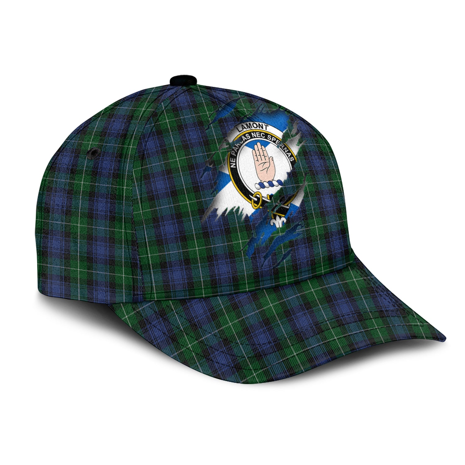 Lamont #2 Tartan Plaid Cap, Family Crest In Me Style Tartan Baseball Cap TS23 Trucker Hats Custom Hats Gifts For Men & Women