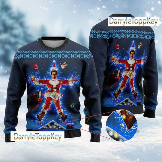 Lampoons Merry Christmas Shitters Full Ugly Sweater, National Xmas Lampuns - Image 7