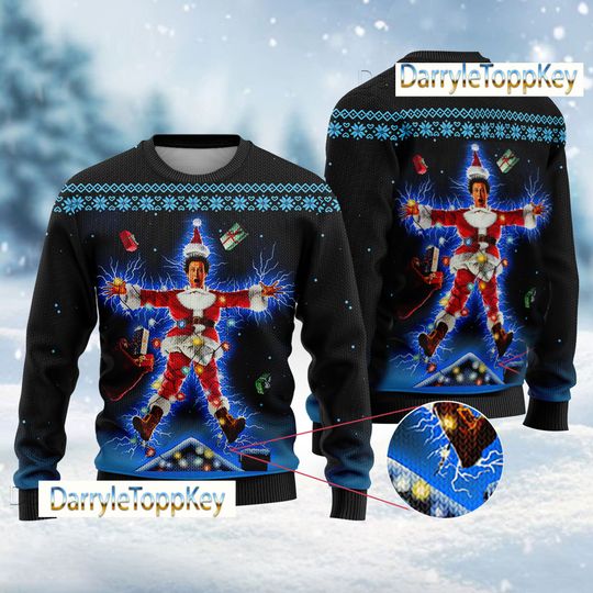 Lampoons Merry Christmas Shitters Full Ugly Sweater, National Xmas Lampuns - Image 9