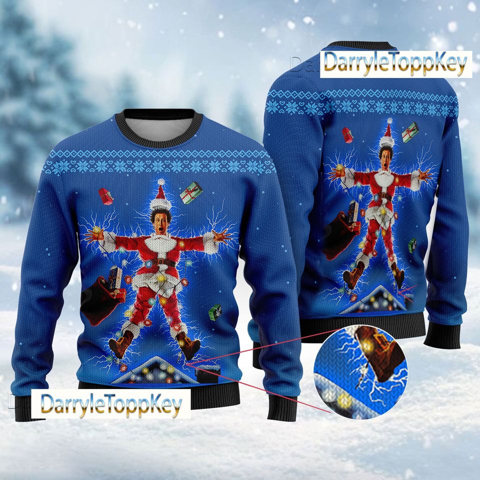 Lampoons Merry Christmas Shitters Full Ugly Sweater, National Xmas Lampuns