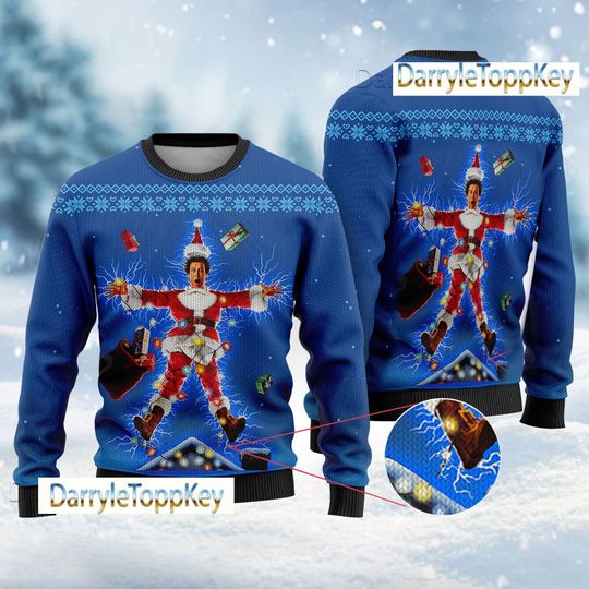 Lampoons Merry Christmas Shitters Full Ugly Sweater, National Xmas Lampuns - Image 6