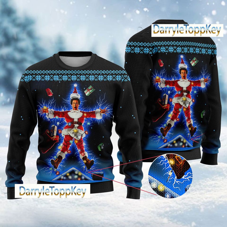 Lampoons Merry Christmas Shitters Full Ugly Sweater, National Xmas Lampuns - Image 4