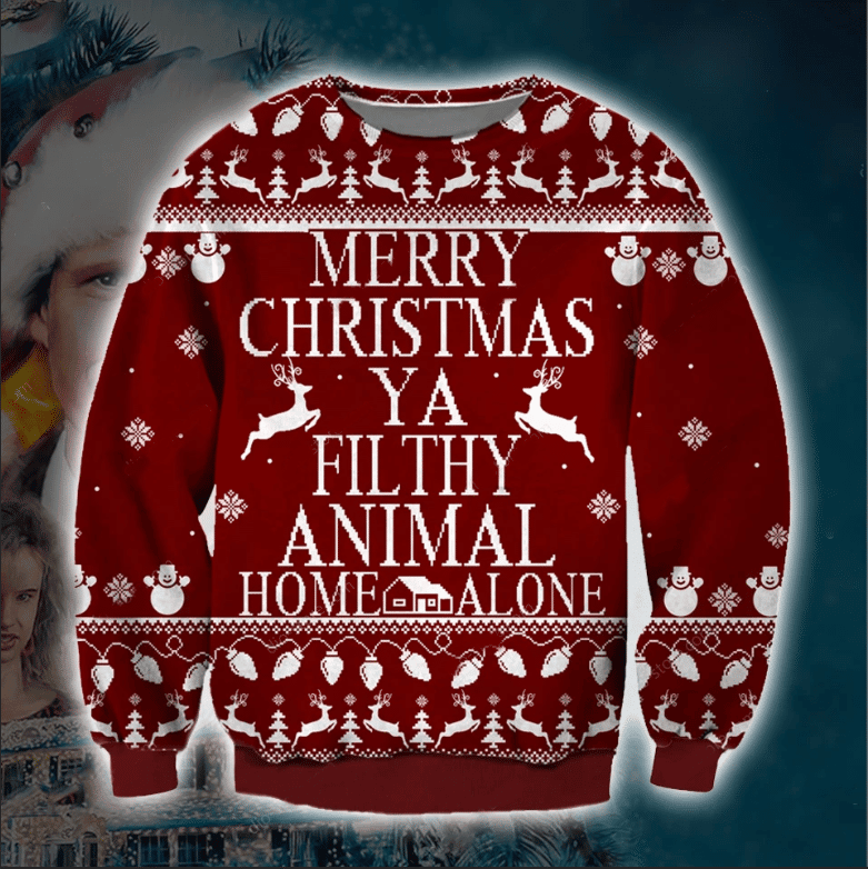 Lampoons  Ugly Christmas Sweater Adult 3D Funny Matching for family