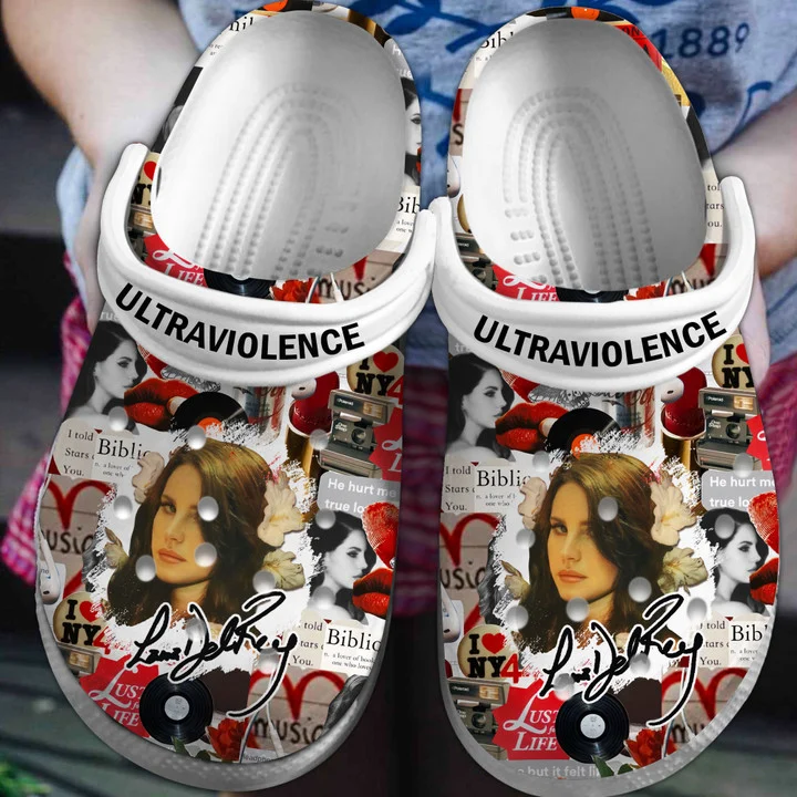 Lana Del Rey Music Crocs Crocband Clogs Shoes Comfortable For Men Women and Kids