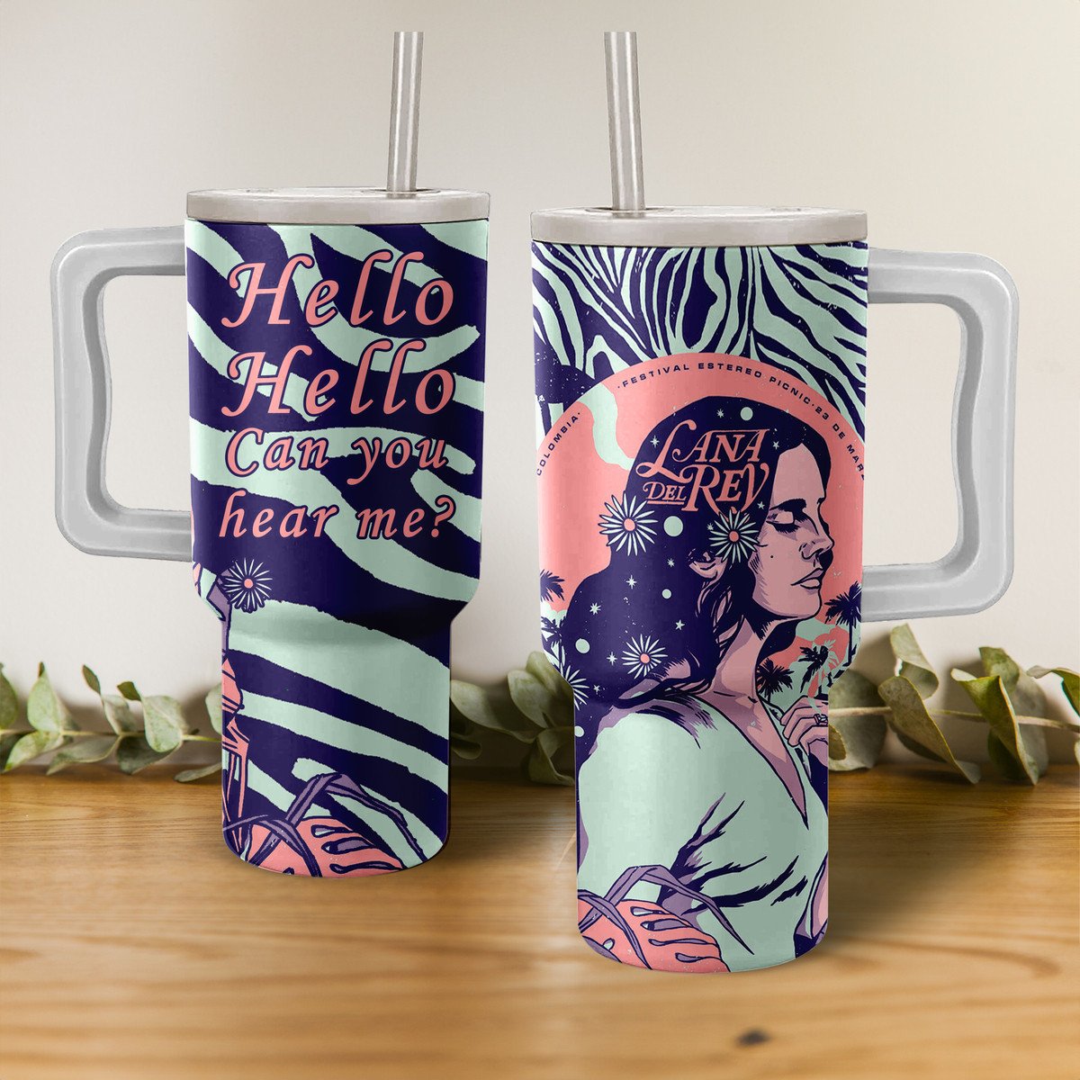 Lana Del Rey Music Custom Stanley Cup 40 oz 30 oz Tumbler With HandleTVC2301275