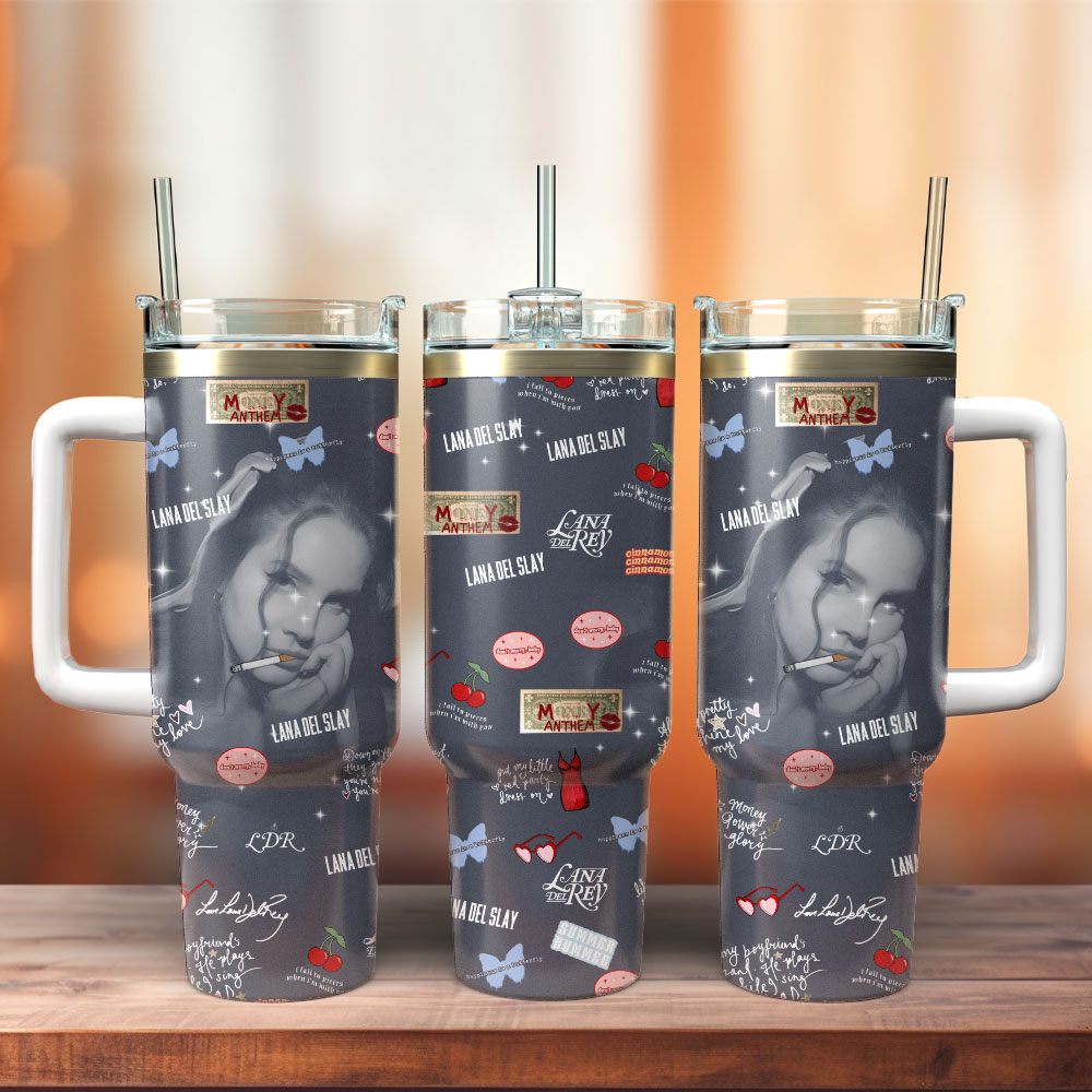 Lana Del Rey Music Custom Stanley Cup 40 oz 30 oz Tumbler With HandleTVC2301404
